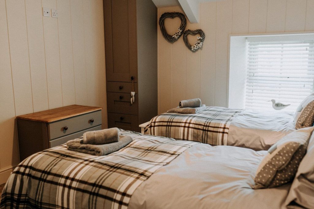 Farmhouse Retreat St Davids Twin Bedroom