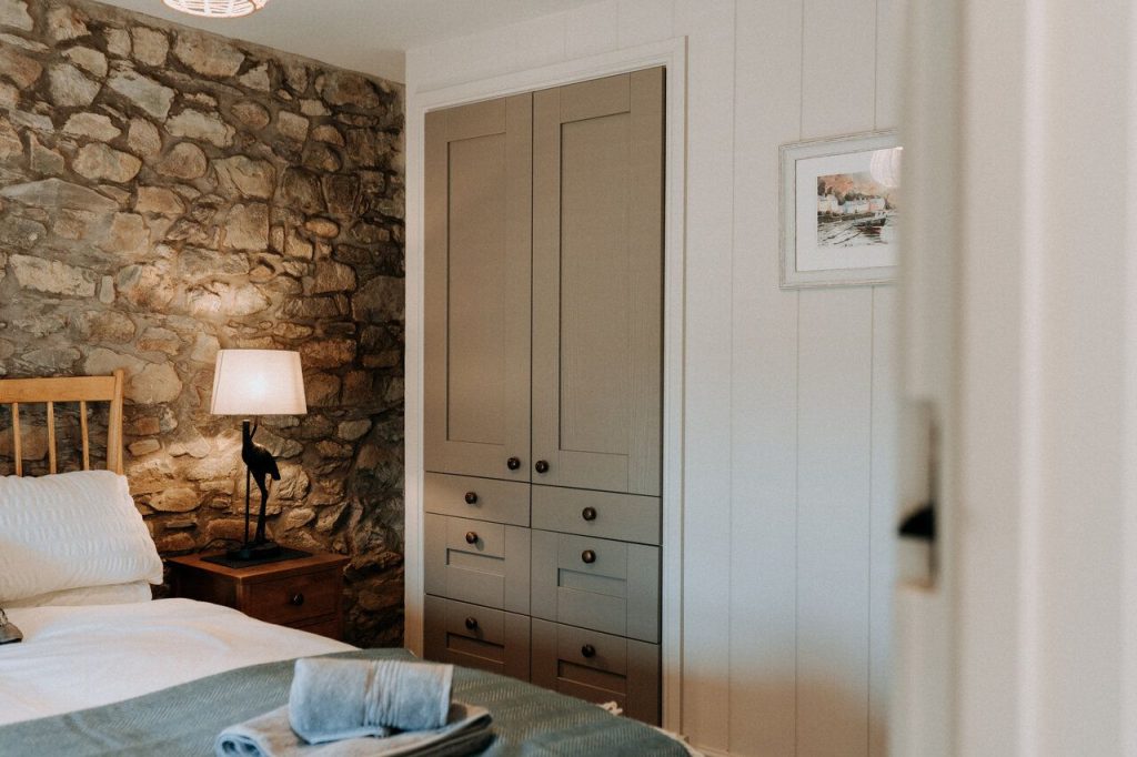 Farmhouse Retreat St Davids Kingsize Bedroom Front Facing 2