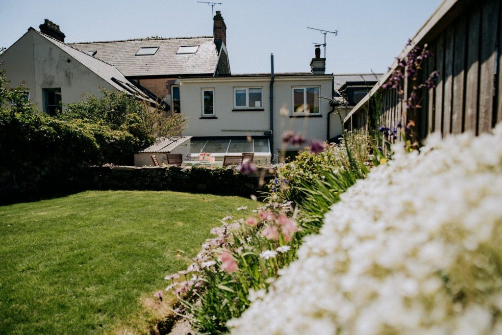 The Cottage St Davids Rear Exterior And Garden