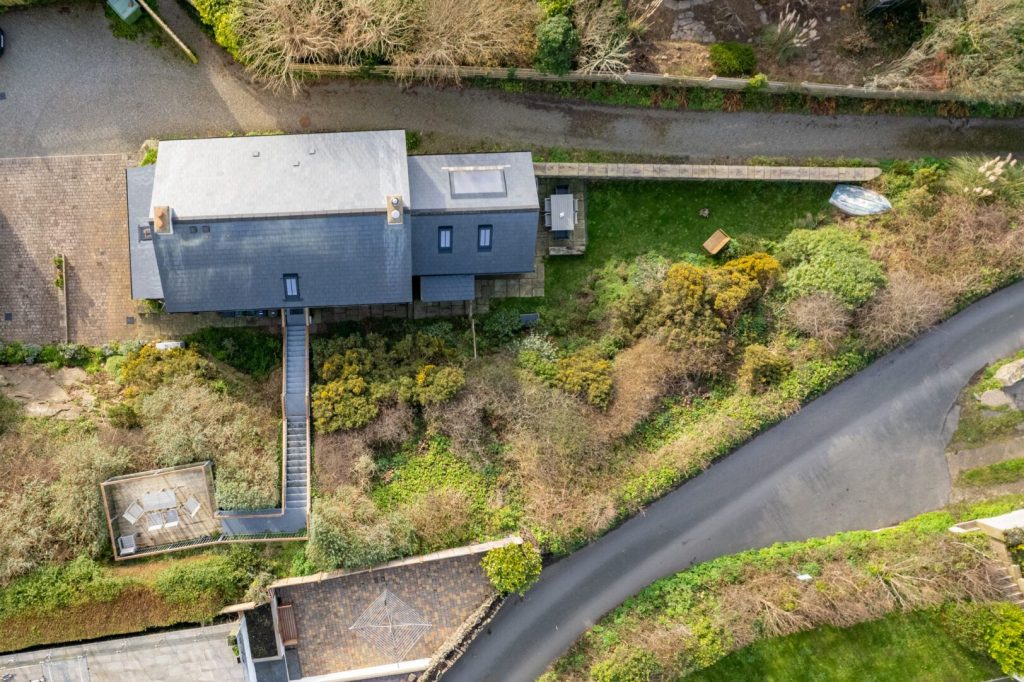 Boathouse Cottage Solva Aerial View