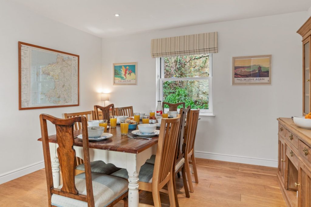 Boathouse Cottage Solva Breakfast Table