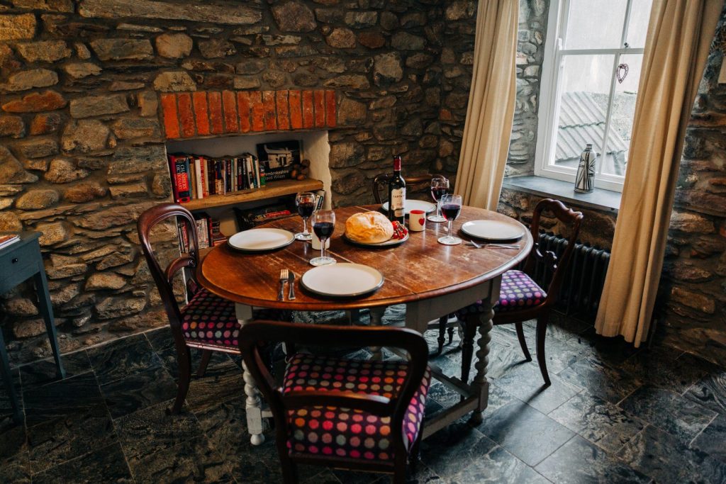 Cathedral Cottage St Davids Dining Table