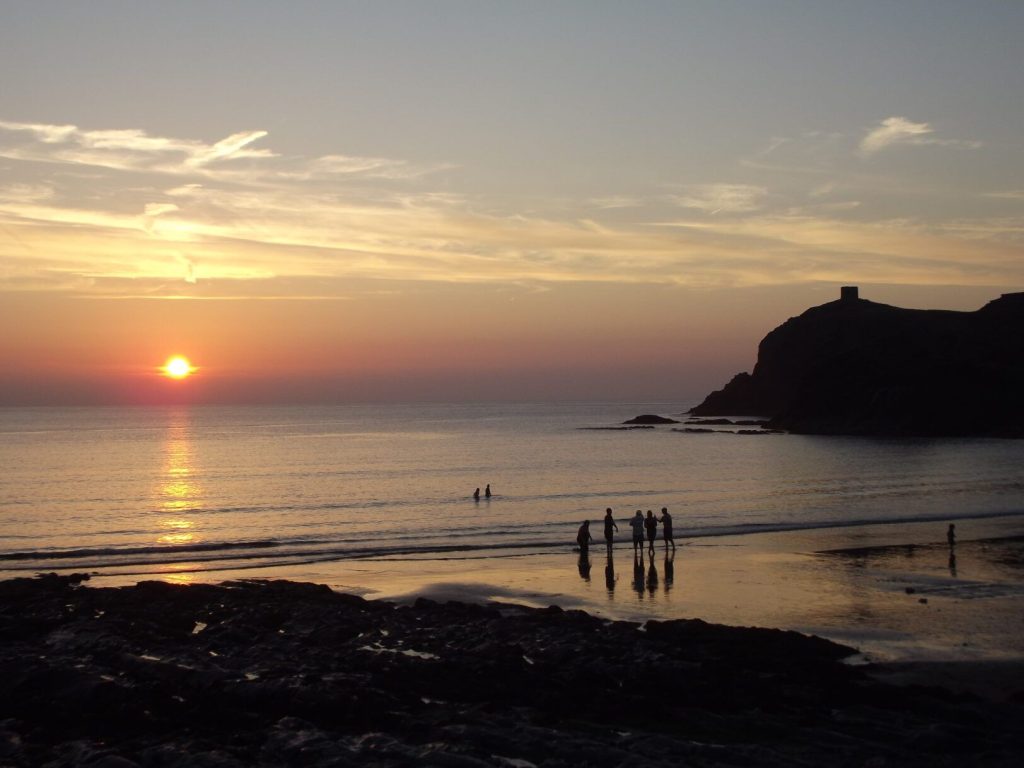 Abereiddy Beach Sunset