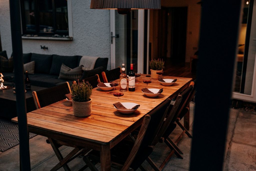 Galwad  Y Mor St Davids Patio Night 3