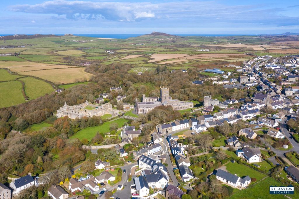 Golden House St Davids Location