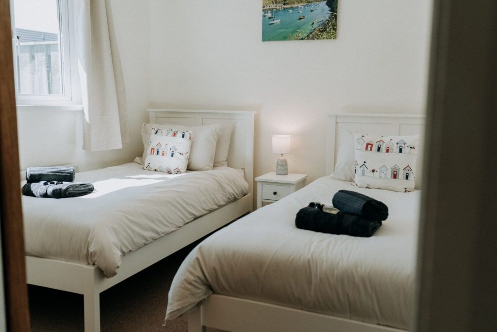 No 45 St Davids Twin Bedroom