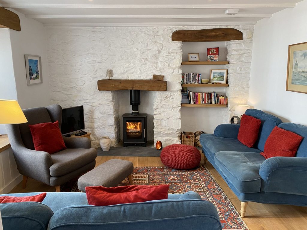 Nun Street Cottage St Davids Living Room