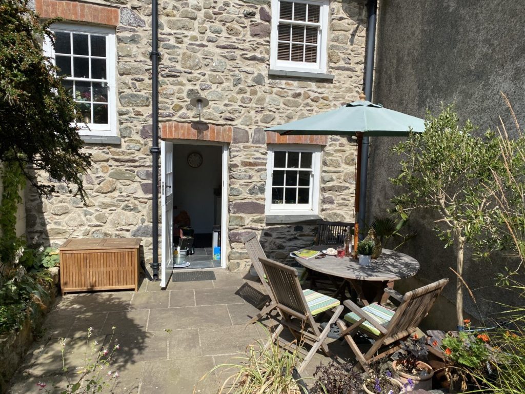 Nun Street Cottage St Davids Patio 2