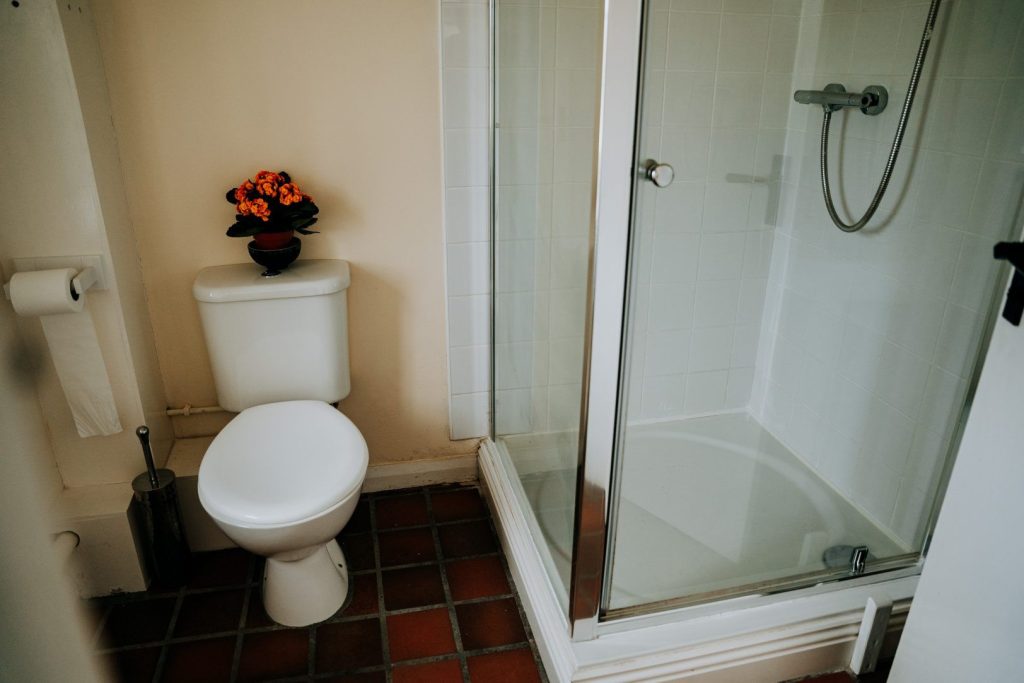 Penlan Farmhouse St Davids Down Stairs Shower Room