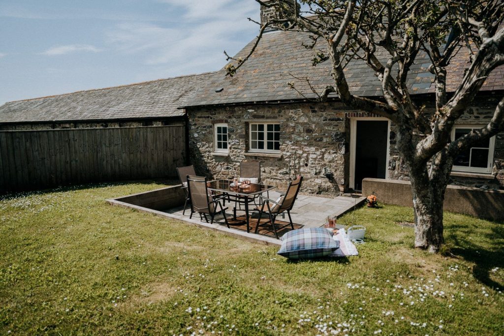 Penlan Farmhouse St Davids Patio And Garden 2