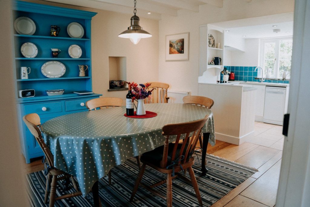 Summer Cottage St Davids Dining Area