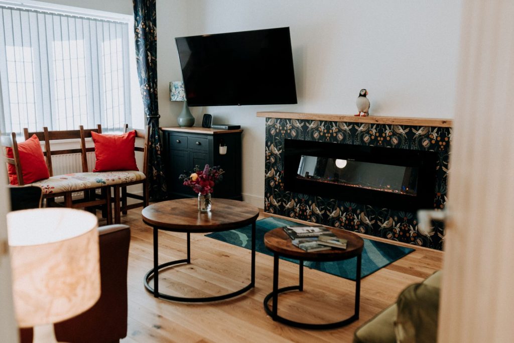 The Puffin Burrow St Davids Living Room 2