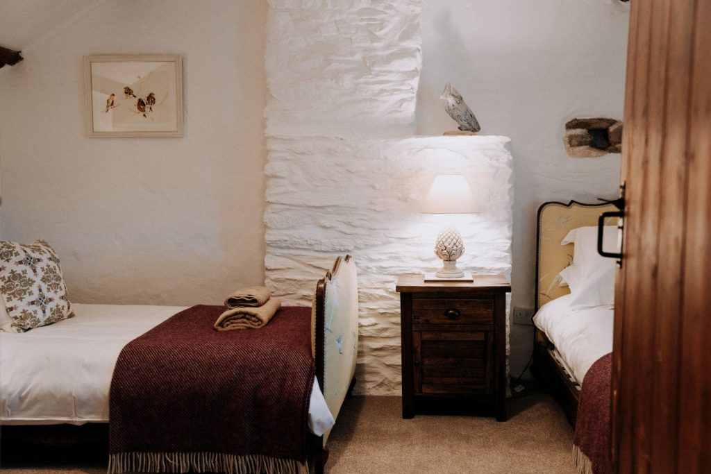 Ty Ganol St Davids Twin Bedroom