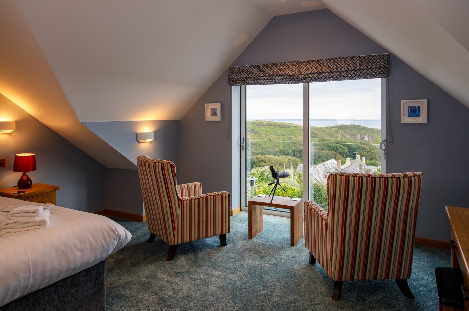 St Harmon Solva Master Bedroom