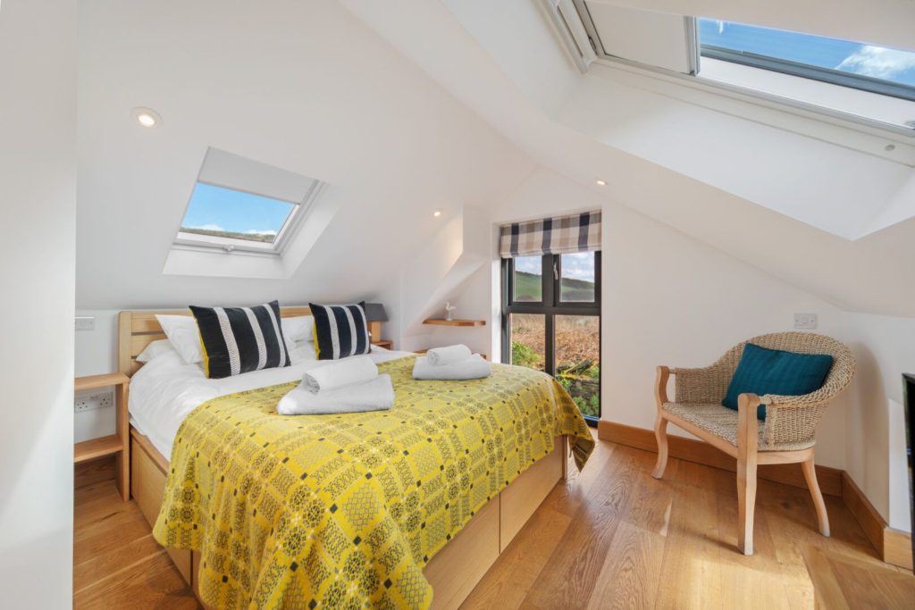 The Villa Abereiddy Master Bedroom