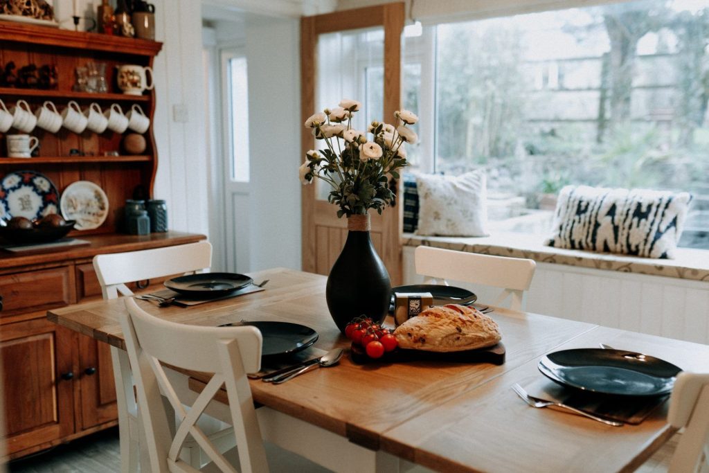 Ty Meini St Davids Dining Area