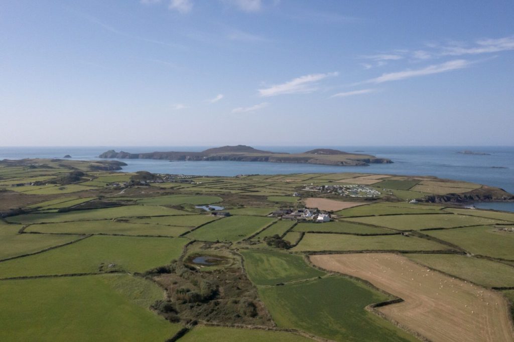 Wdig Farmhouse Near St Davids Exterior Aerial View 