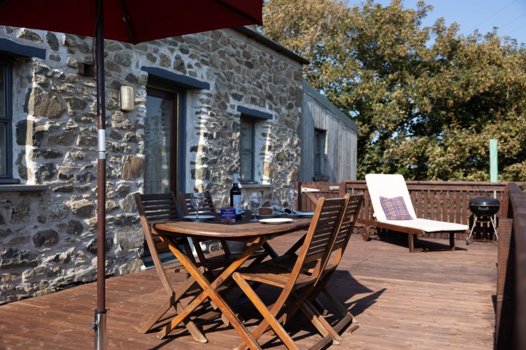 Bwthyn Dowrog St Davids Patio Area