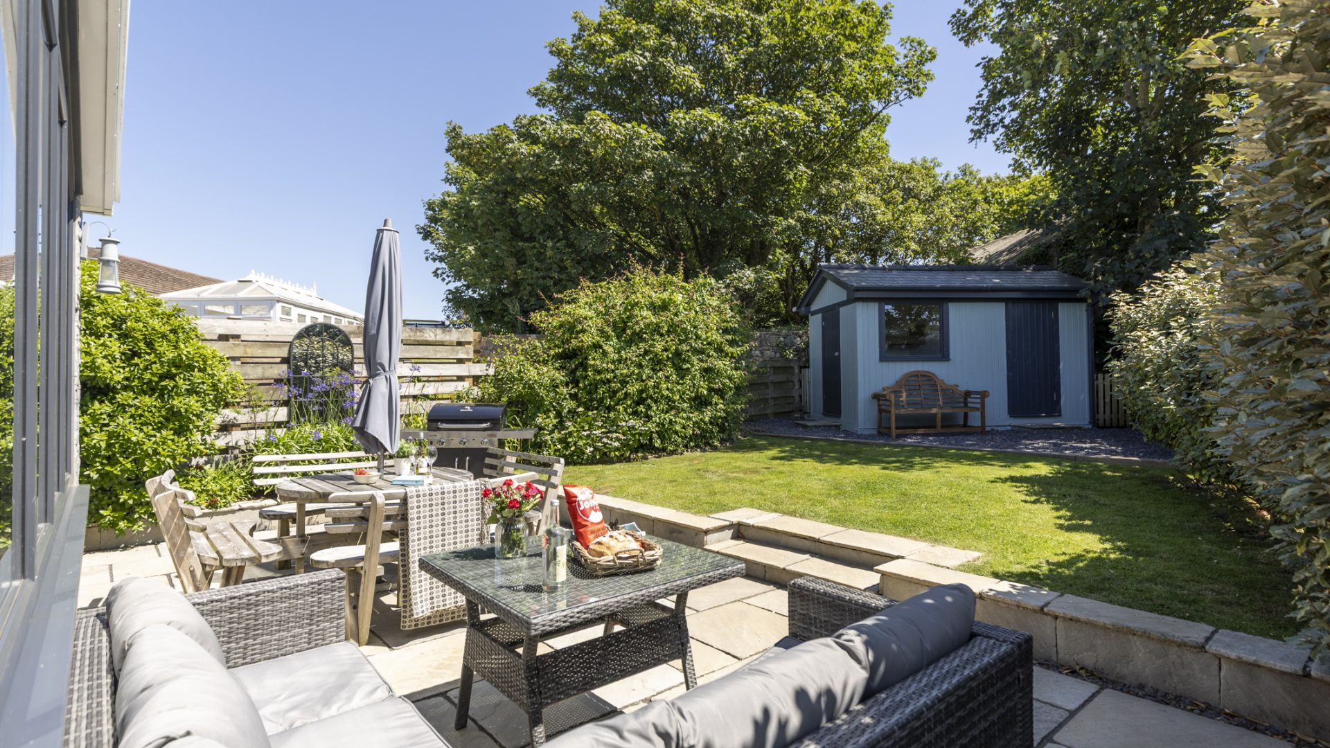 Secret Retreat Maes Dyfed – Rear Garden-15