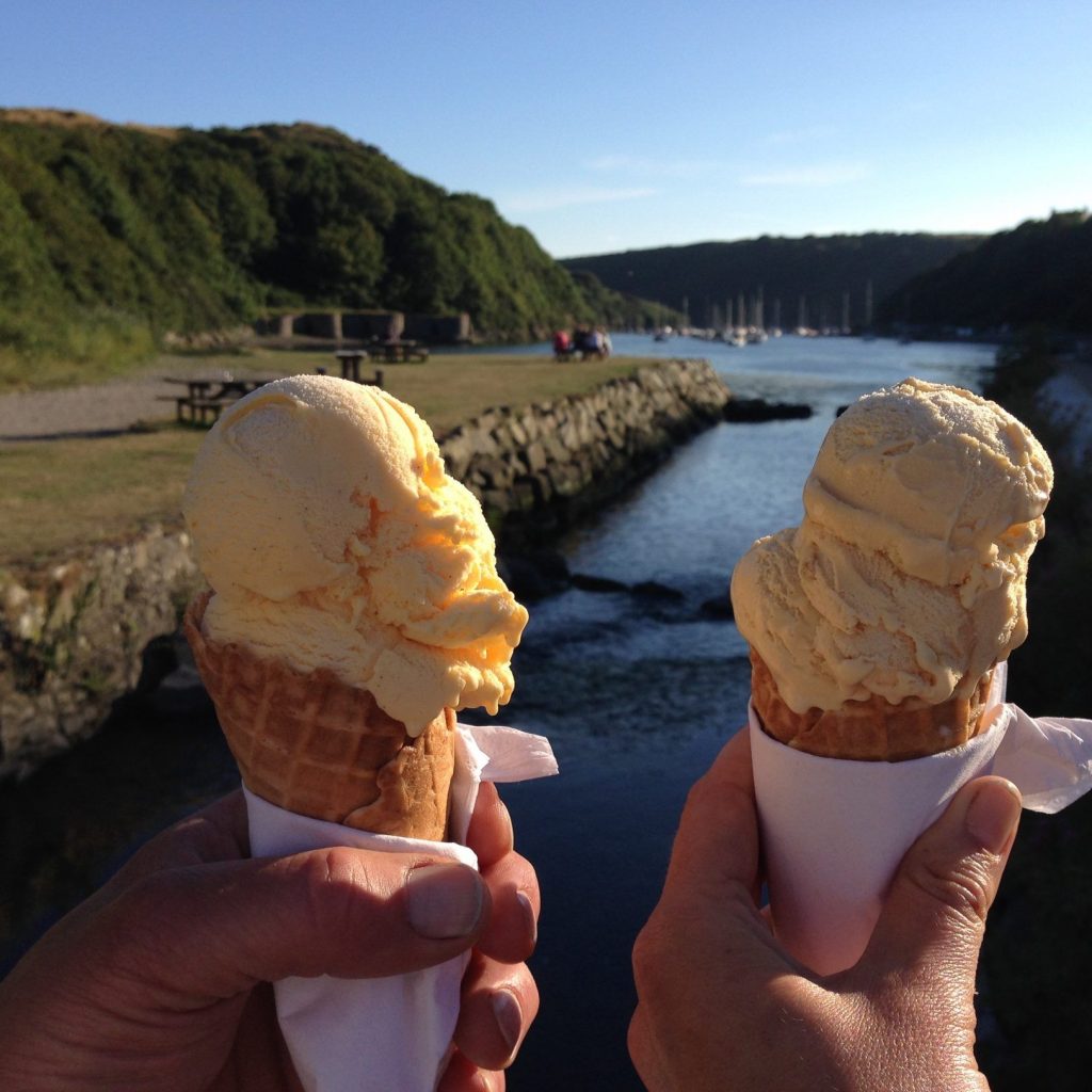 Icecream At Porthclais