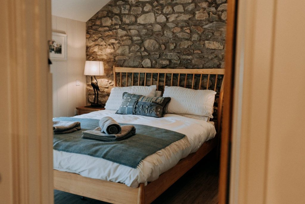 Farmhouse Retreat St Davids Kingsize Bedroom Front Facing