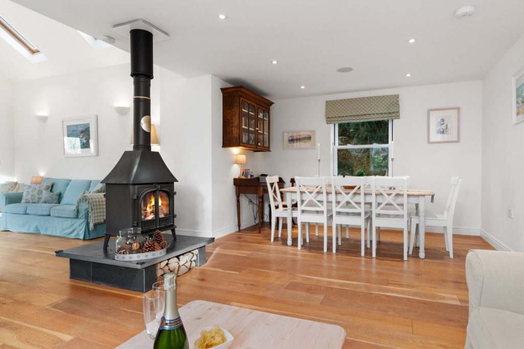 Boathouse Cottage Solva Log Burner