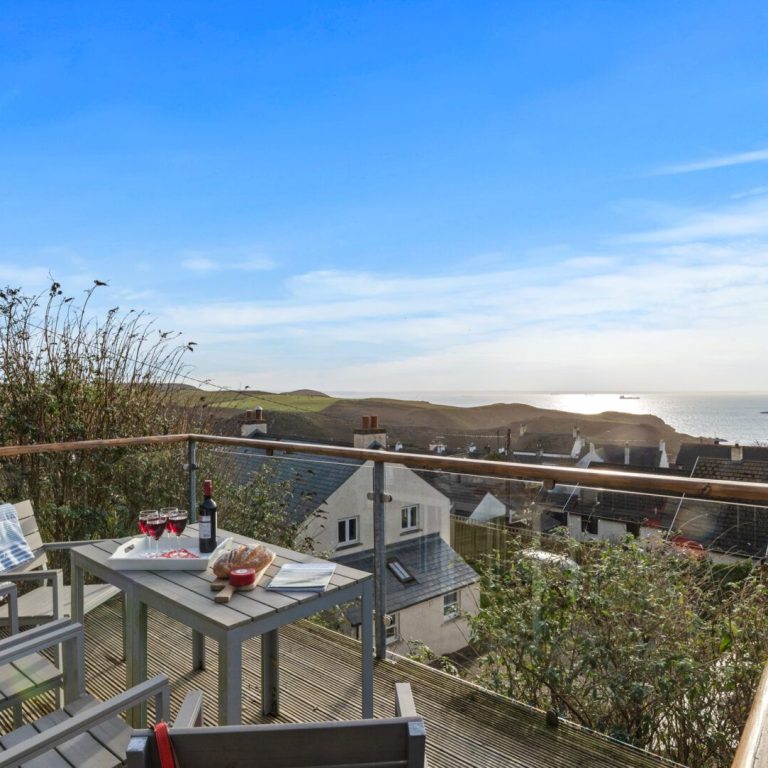 Boathouse Cottage Solva Balcony