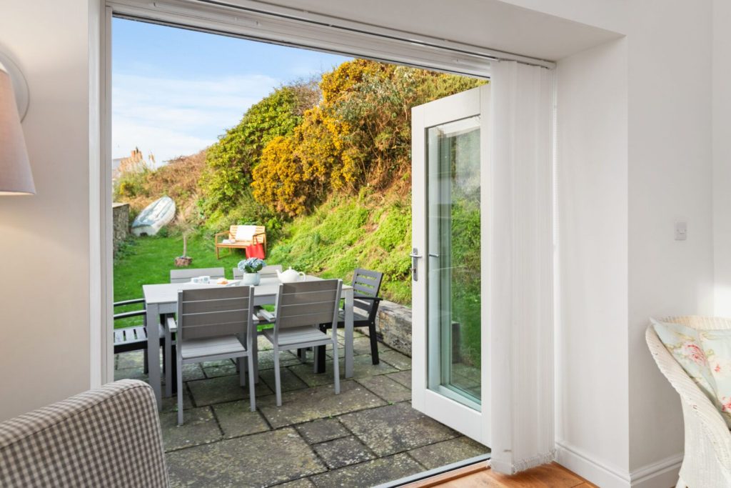 Boathouse Cottage Solva Patio Doors