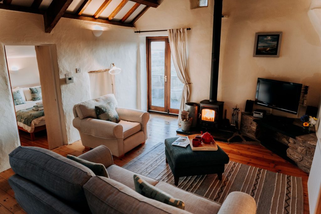 Bwthyn Dowrog St Davids lounge 2