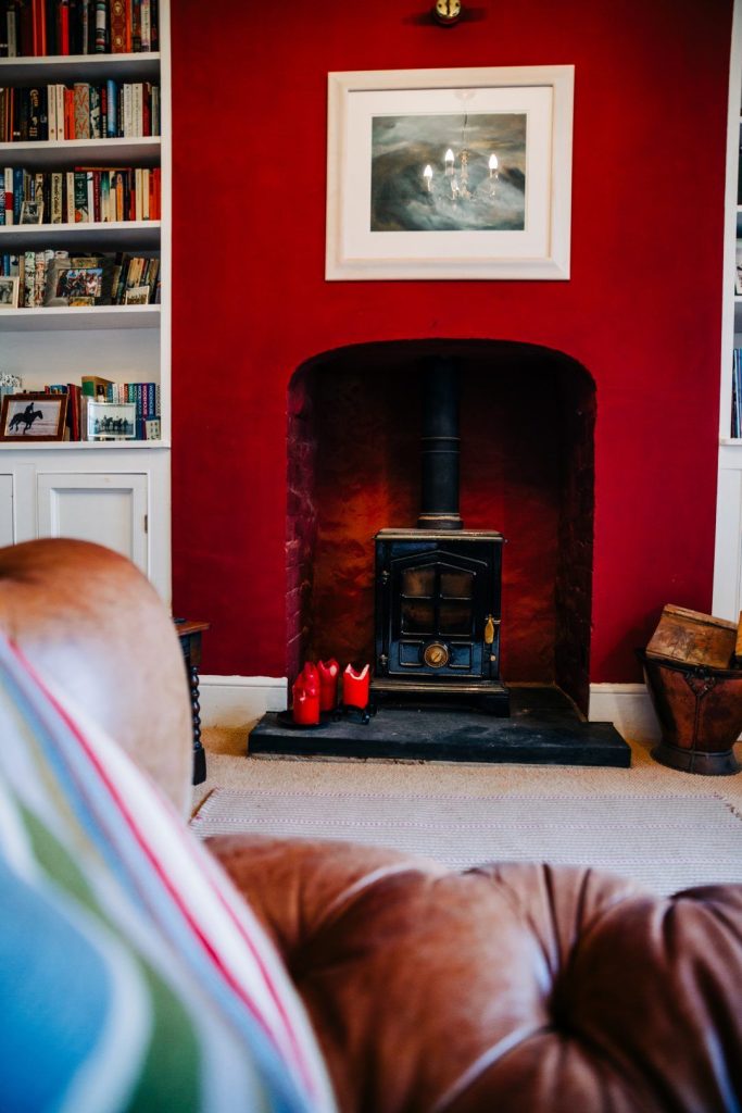 Captains House St Davids Fire Place