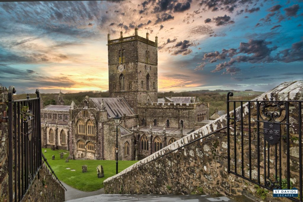 St Davids Cathedral Sunset