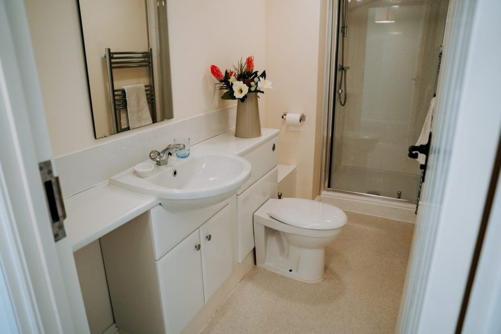 Penlan Cottage St Davids Upstairs Shower Room