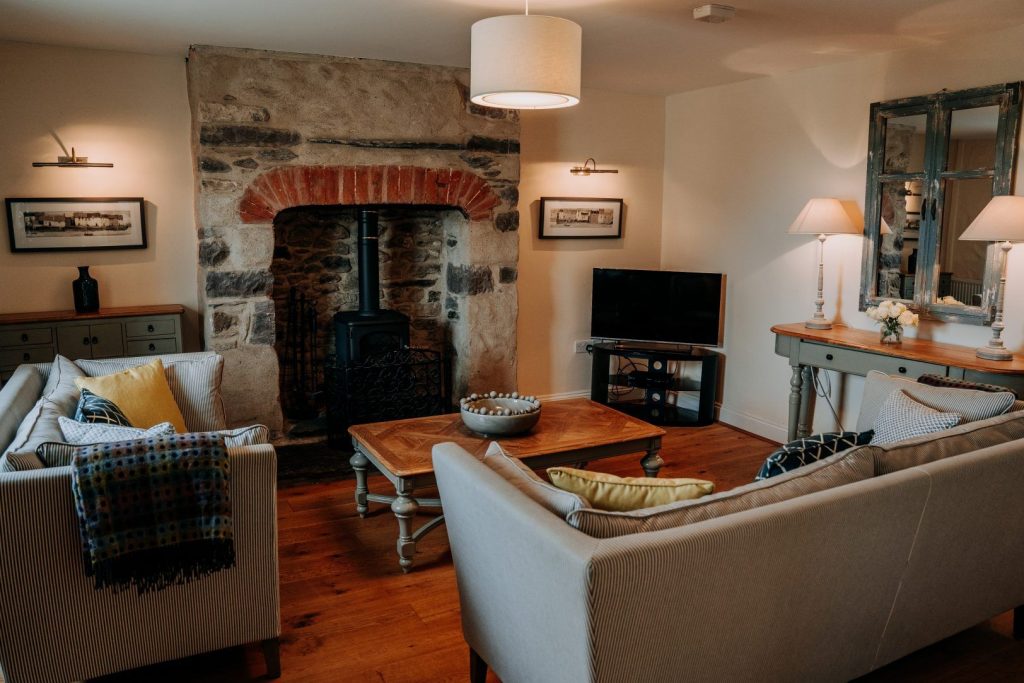 Penlan Farmhouse St Davids Living Room 2