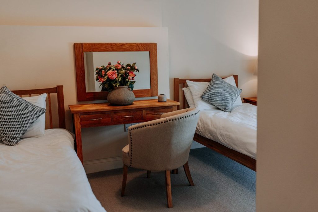 Penlan Farmhouse St Davids Twin Bedroom 2