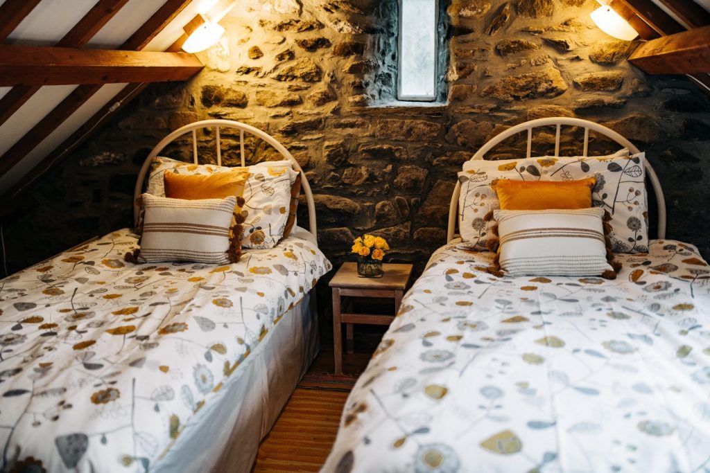 The Old Grove Bakery St Davids Twin Bedroom