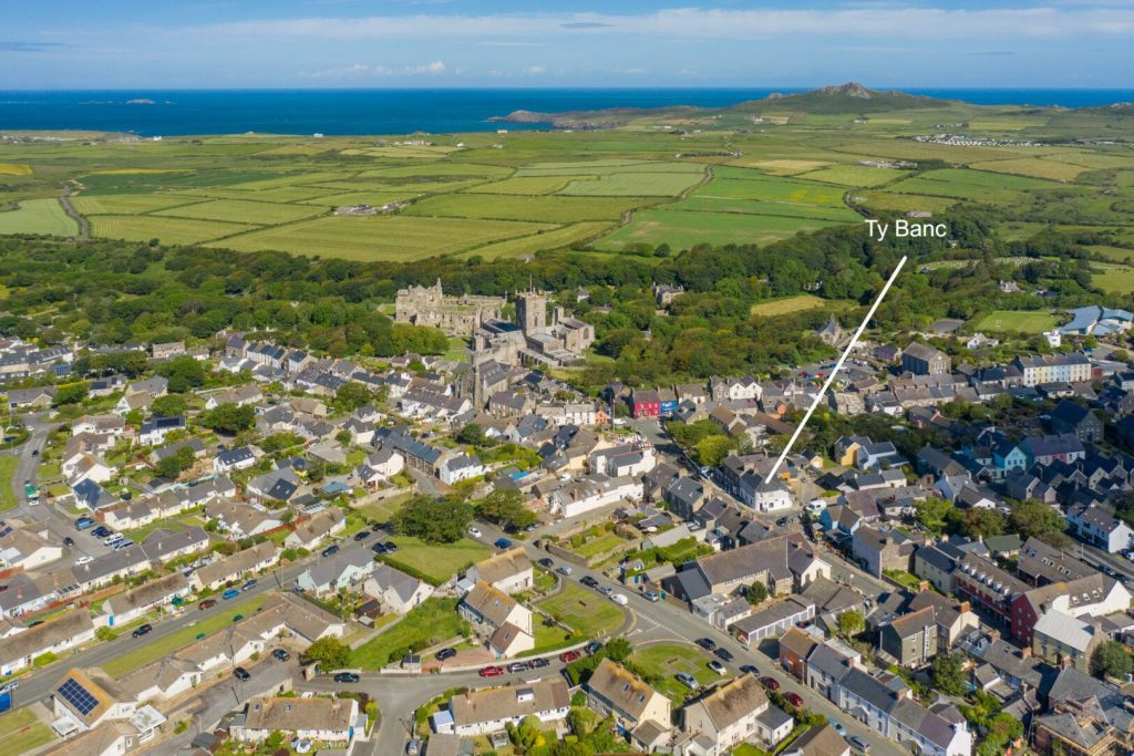 Ty Banc St Davids Location