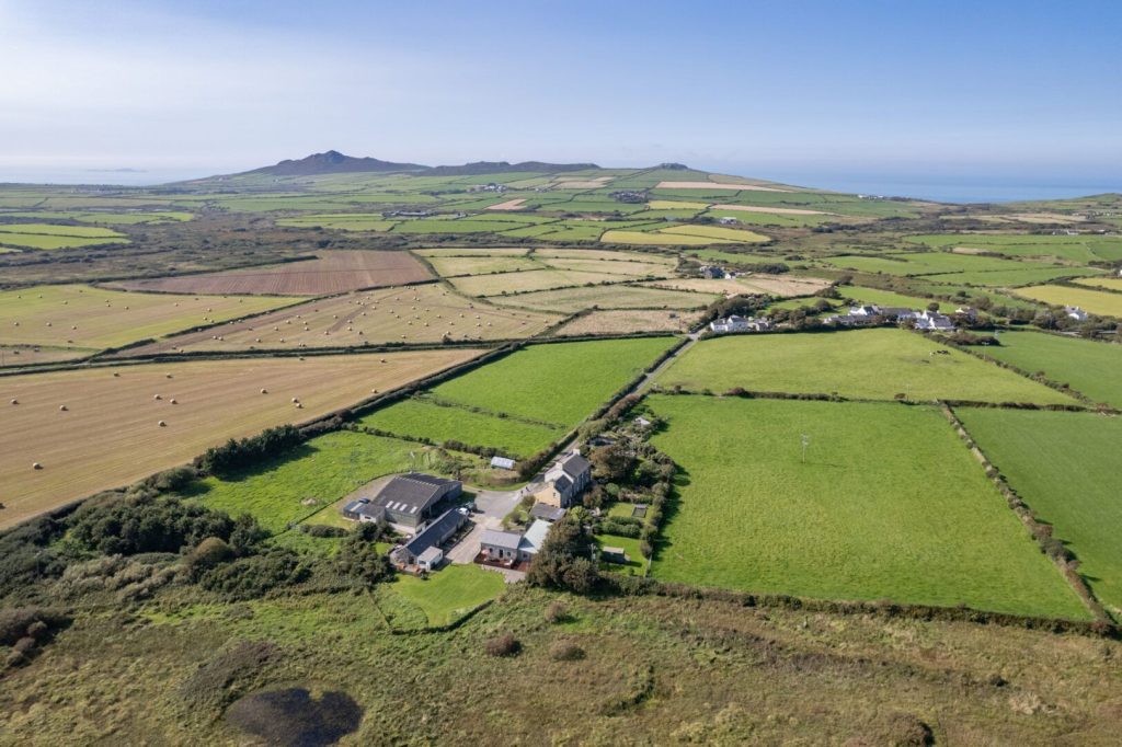 Ty Beudy St Davids Aerial View
