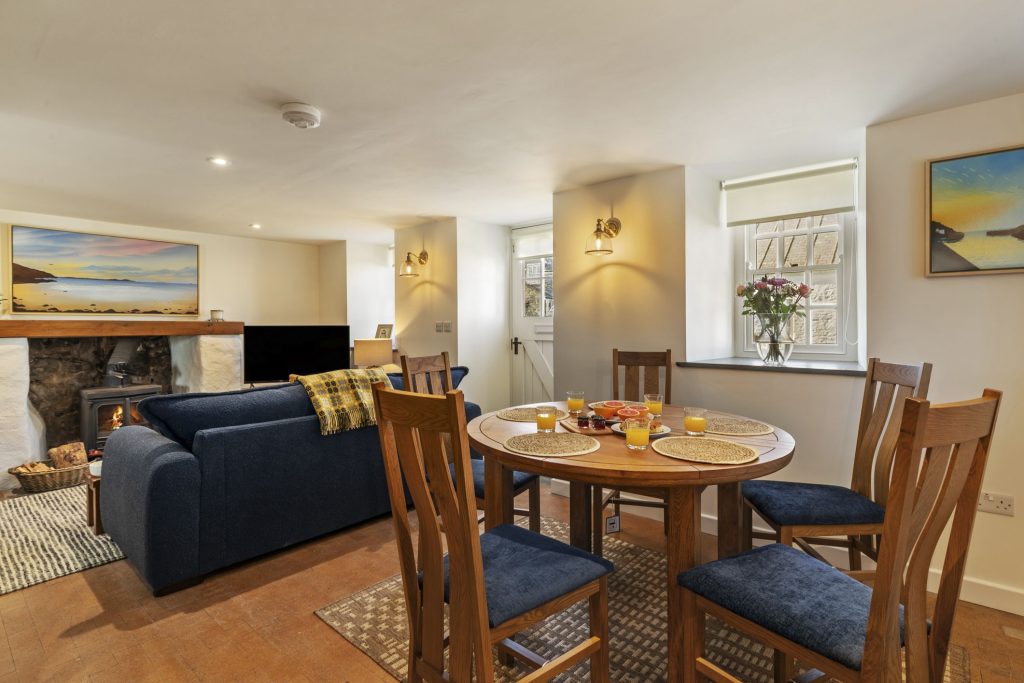 Ty Cerrig St Davids Open Plan Living and Dining Room 